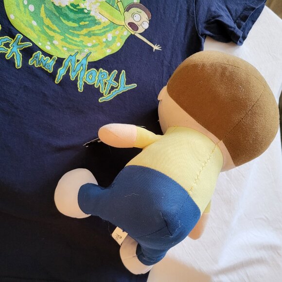 Rick And Morty T-Shirt men small / & Plush 10" Morty 2018 w Tag - Excellent Cond - Picture 4 of 16